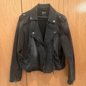 Chicoree Outerwear Black Moto Style Jacket
